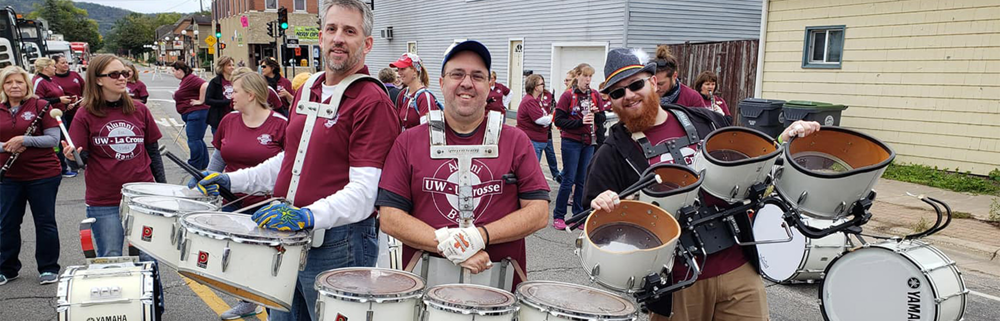 Members of University of Wisconsin - La Crosse Alumni Band