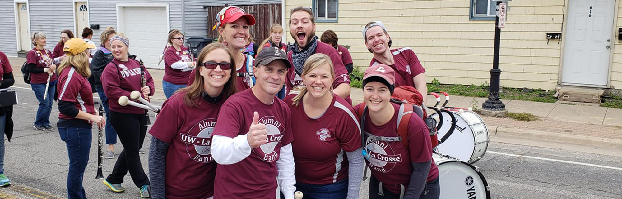 Members of University of Wisconsin - La Crosse Alumni Band