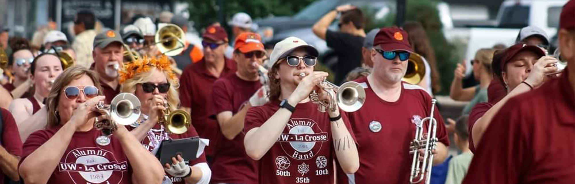 Members of University of Wisconsin - La Crosse Alumni Band